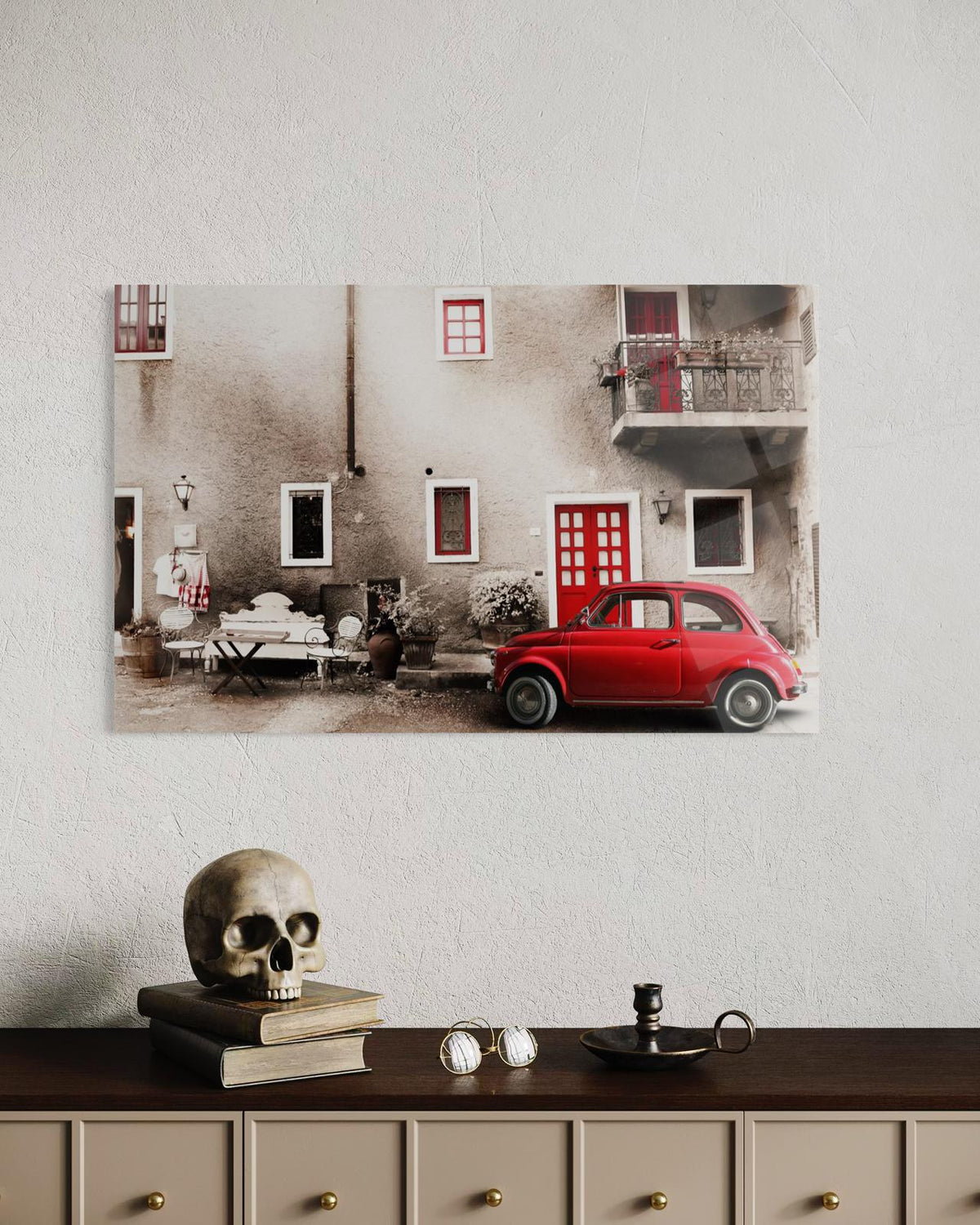 FIAT 500 (1957 MODEL) Cam Tablo 113