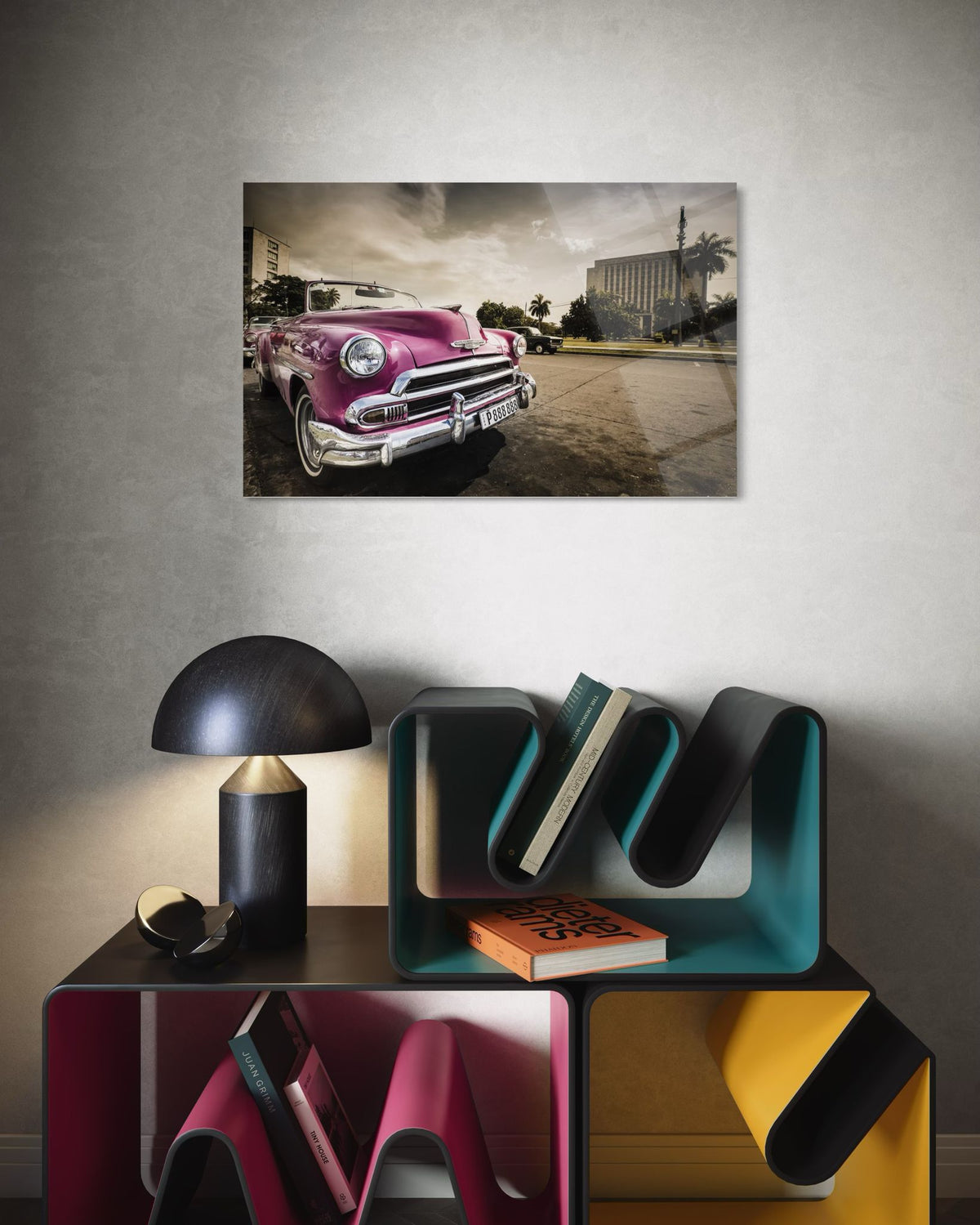 CHEVROLET STYLELİNE DELUXE CONVERTİBLE (1951 MODEL) Cam Tablo 106