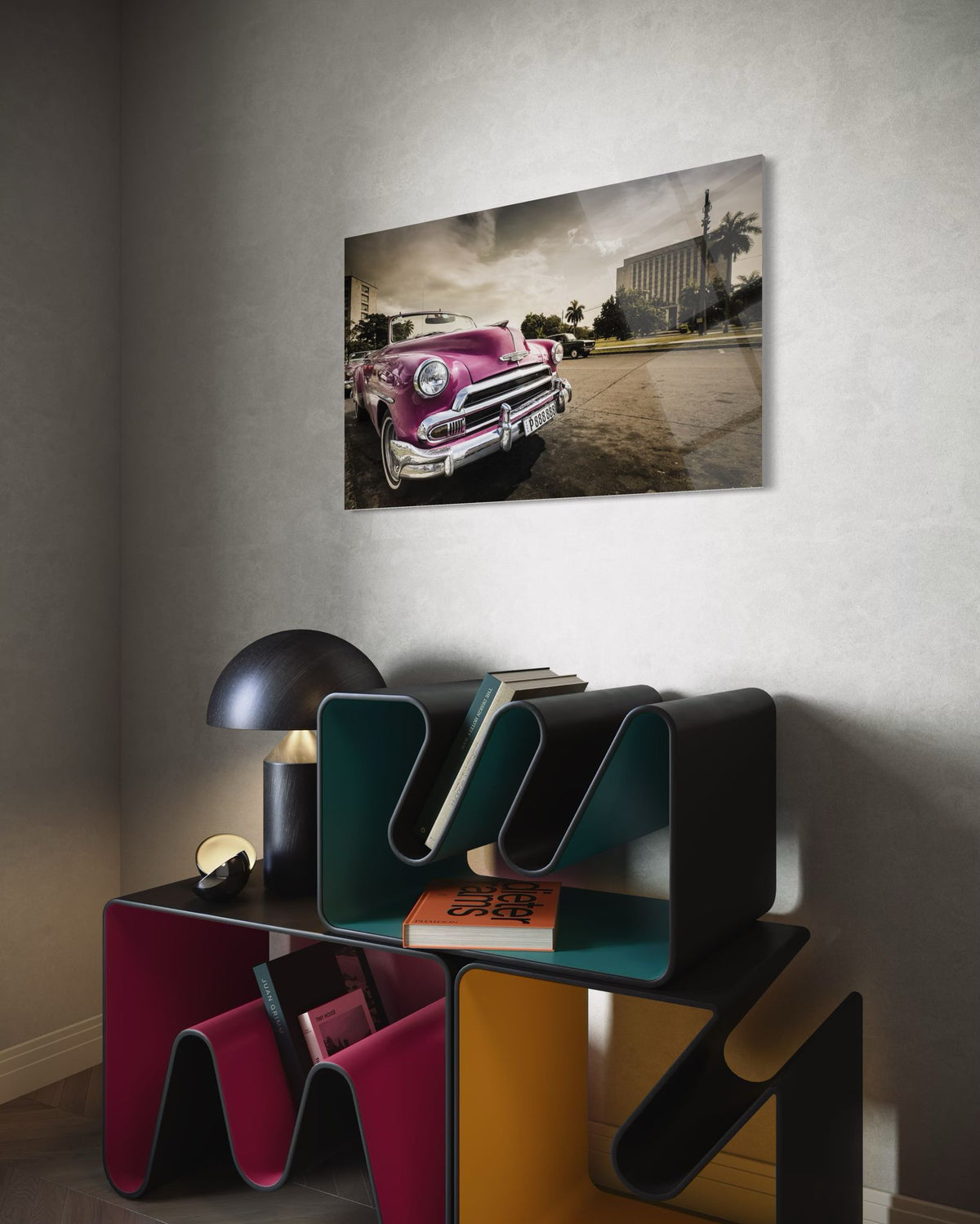CHEVROLET STYLELİNE DELUXE CONVERTİBLE (1951 MODEL) Cam Tablo 106