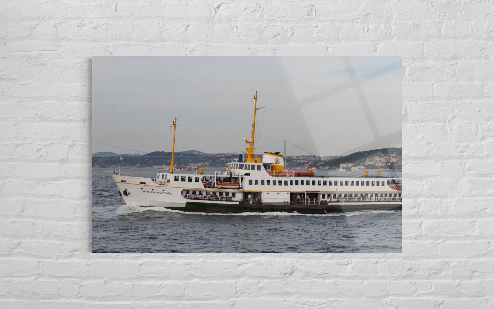 ŞEHİT MUSTAFA AYDOĞDU VAPURU (İSTANBUL) Cam Tablo 101