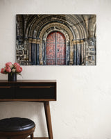 ROMANEKS VE GOTİK MİMARİ KAPI Cam Tablo(109)