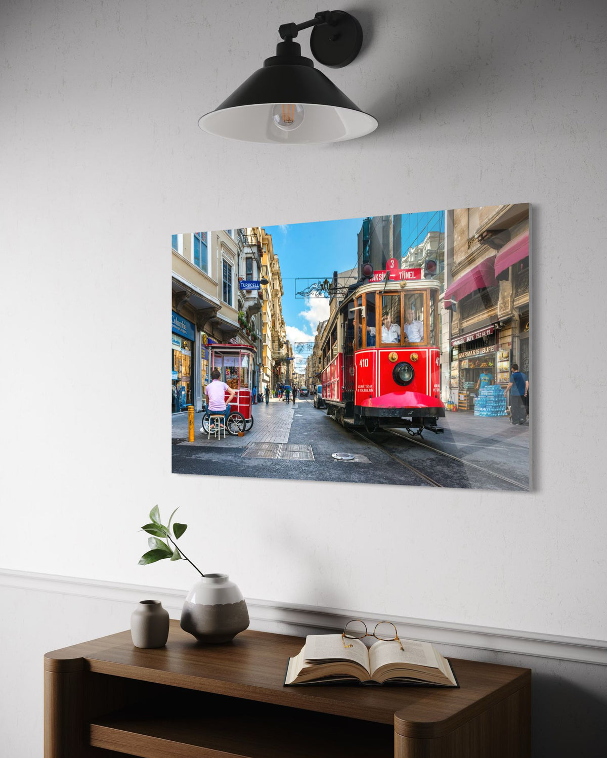 İSTİKLAL CADDESİ (İSTANBUL) Cam Tablo (117)