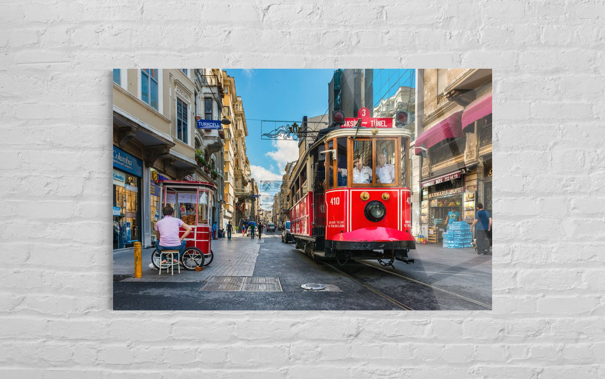 İSTİKLAL CADDESİ (İSTANBUL) Cam Tablo (117)