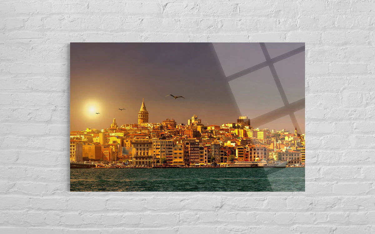 GALATA KULESİ (İSTANBUL) Cam Tablo(120)