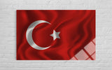 Türk Bayrağı Cam Tablo 115
