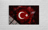 Türk Bayrağı Cam Tablo 114