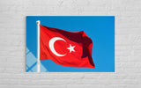 Türk Bayrağı Cam Tablo 112