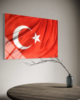 Türk Bayrağı Cam Tablo 106