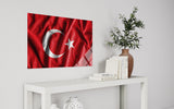 Türk Bayrağı Cam Tablo 105