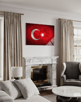 Türk Bayrağı Cam Tablo 101