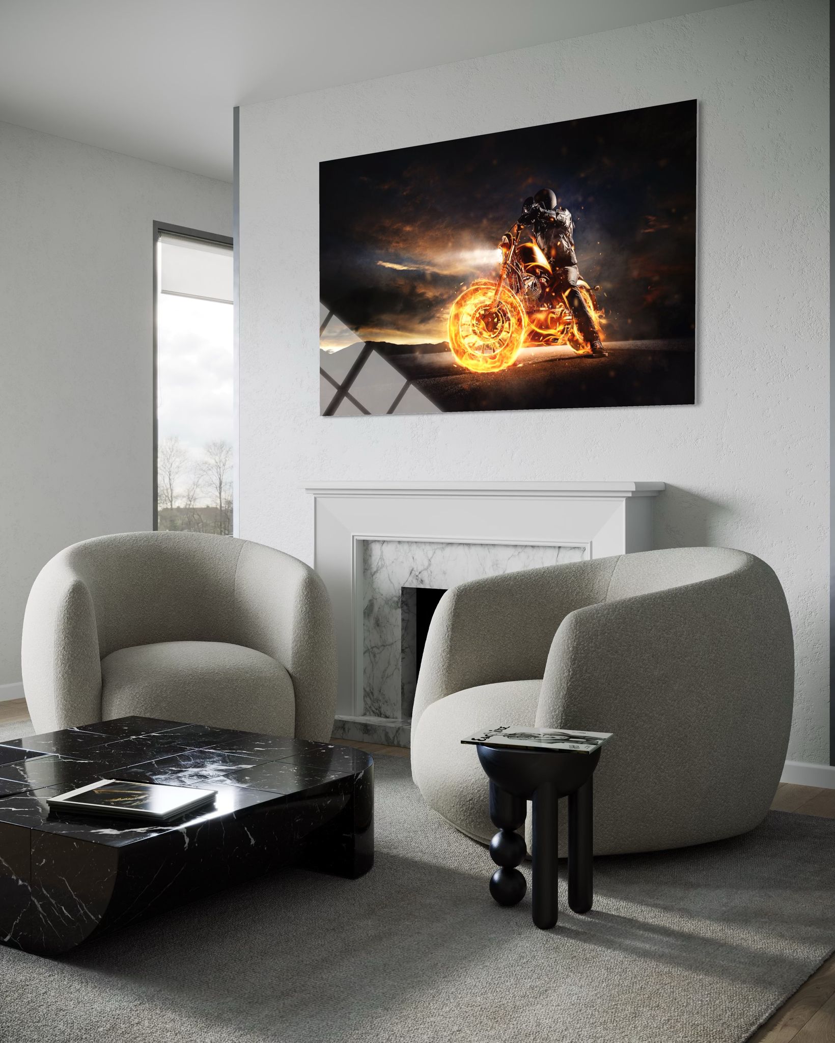 Modern Sanat Cam Tablo638