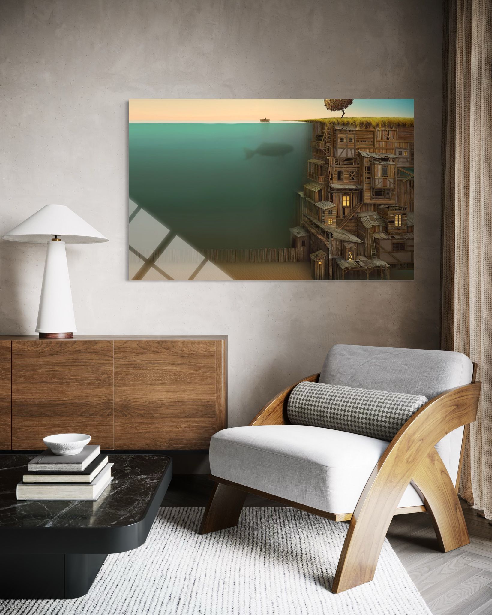 Modern Sanat Cam Tablo637