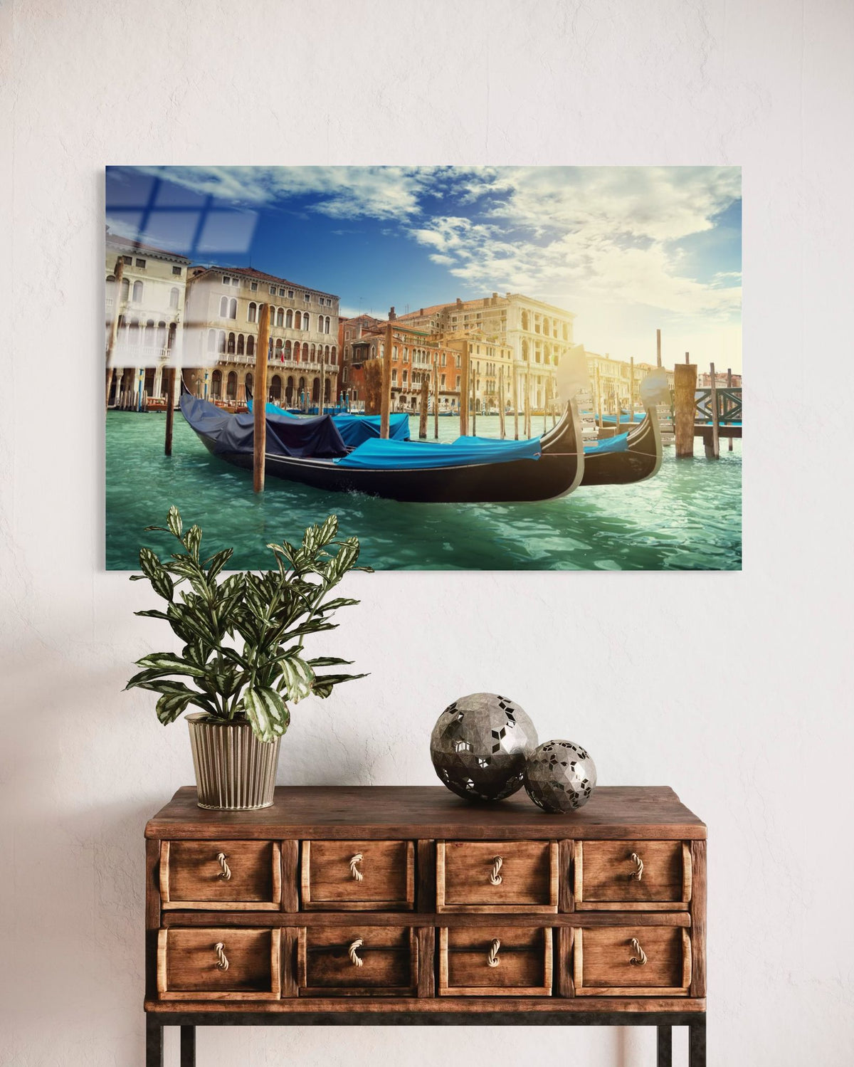 CANAL GRANDE (VENEDİK) Cam Tablo (124)