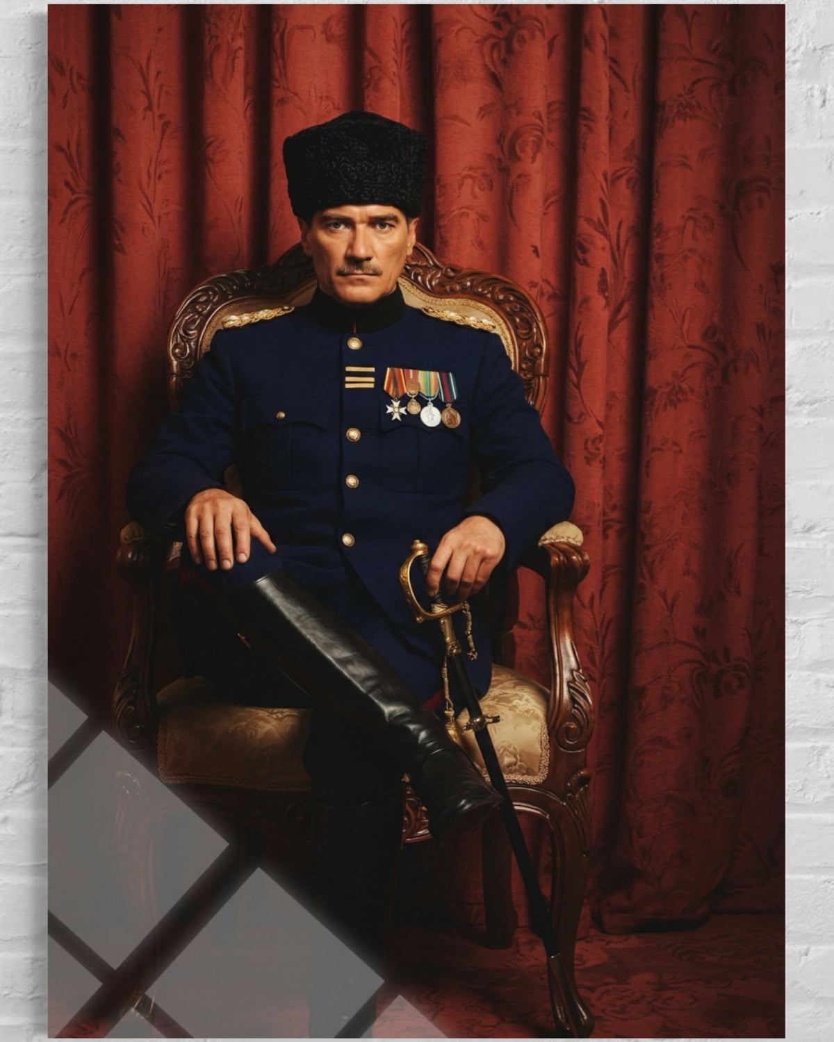 Atatürk Cam Tablo 204