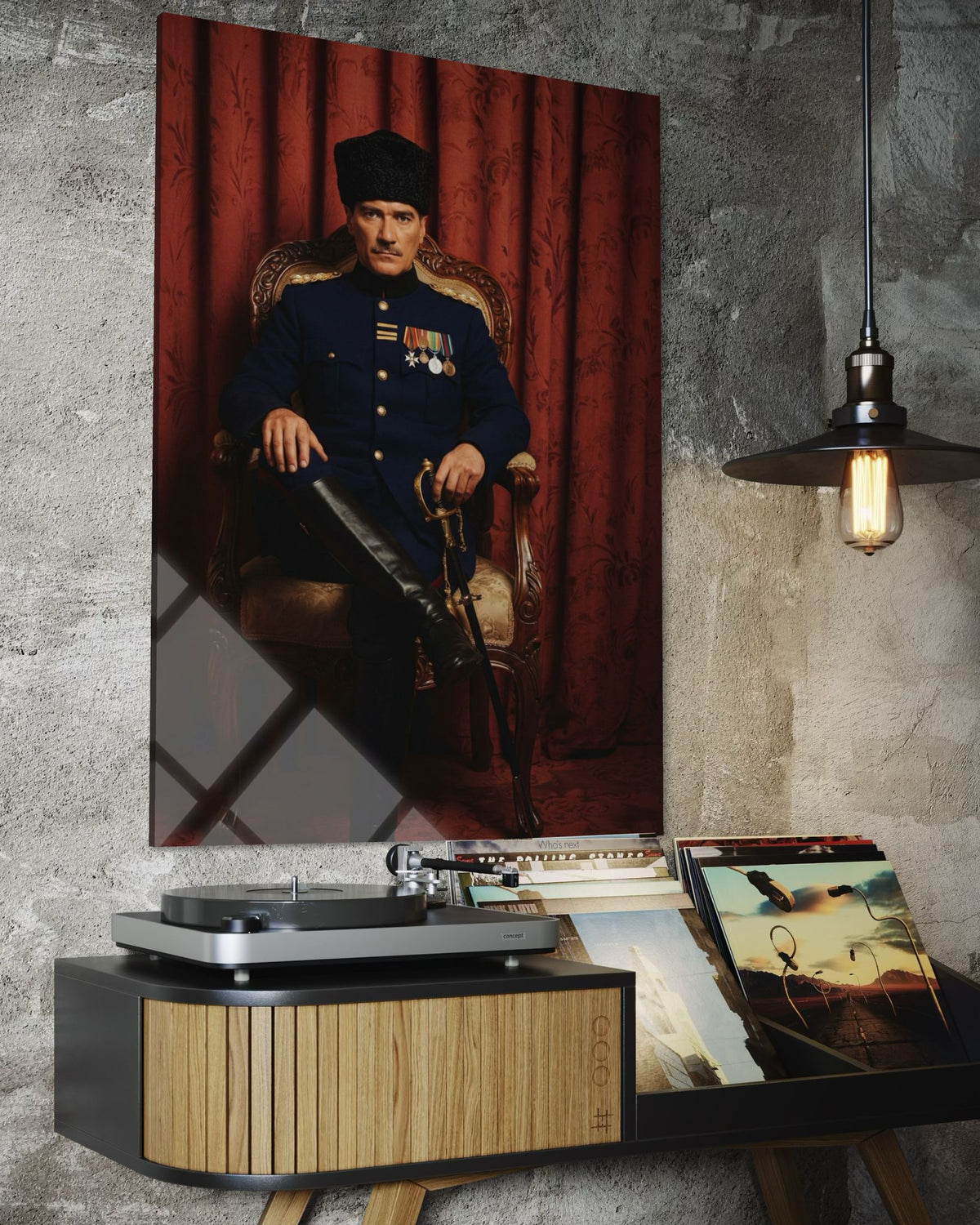 Atatürk Cam Tablo 204