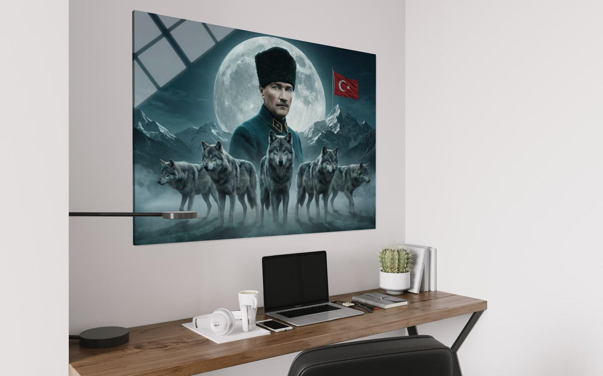 Atatürk Cam Tablo 206
