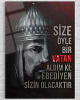 SULTAN ALPARSLAN Cam Tablo 119