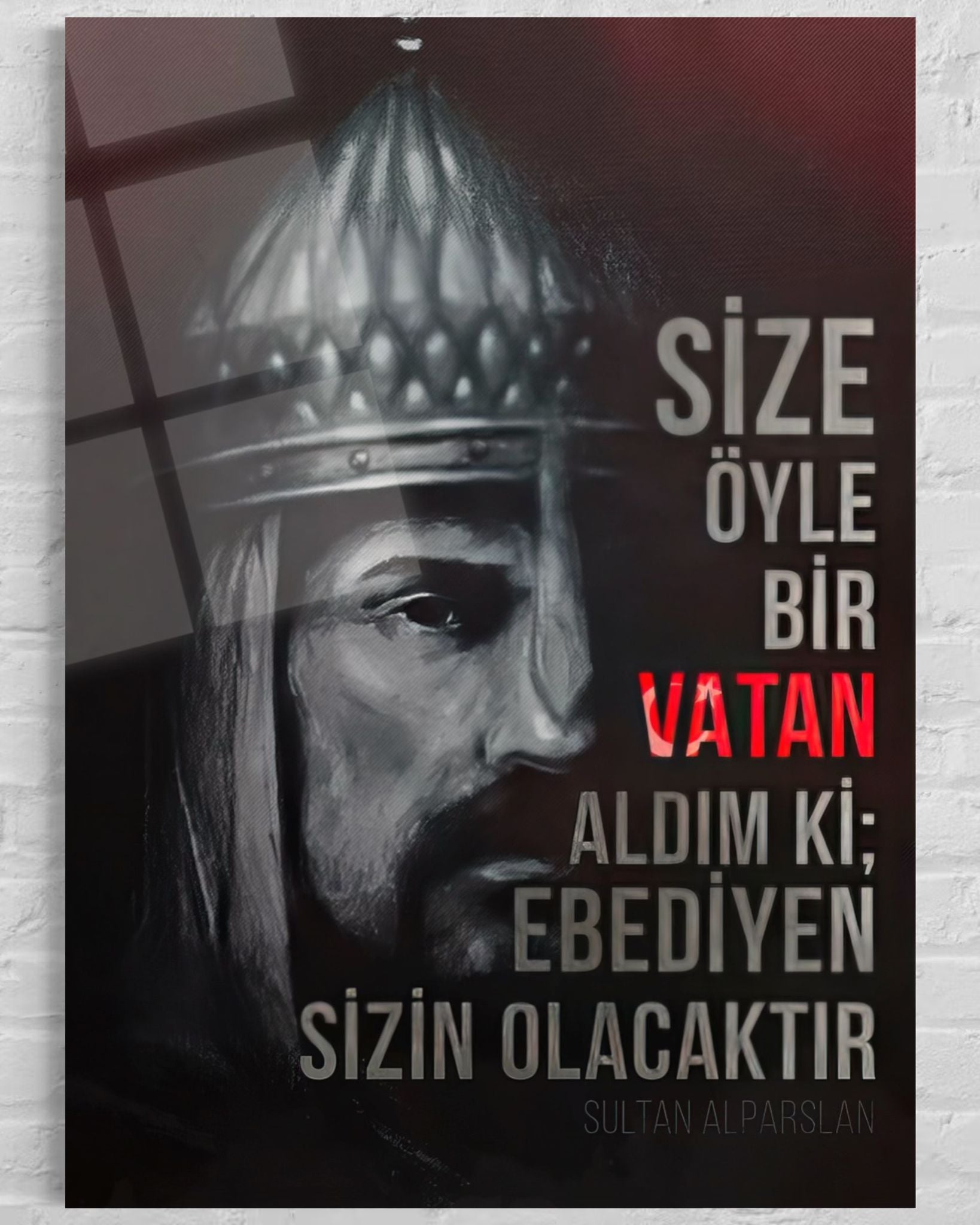 SULTAN ALPARSLAN Cam Tablo 119