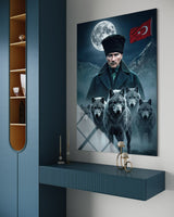 Atatürk Cam Tablo 180