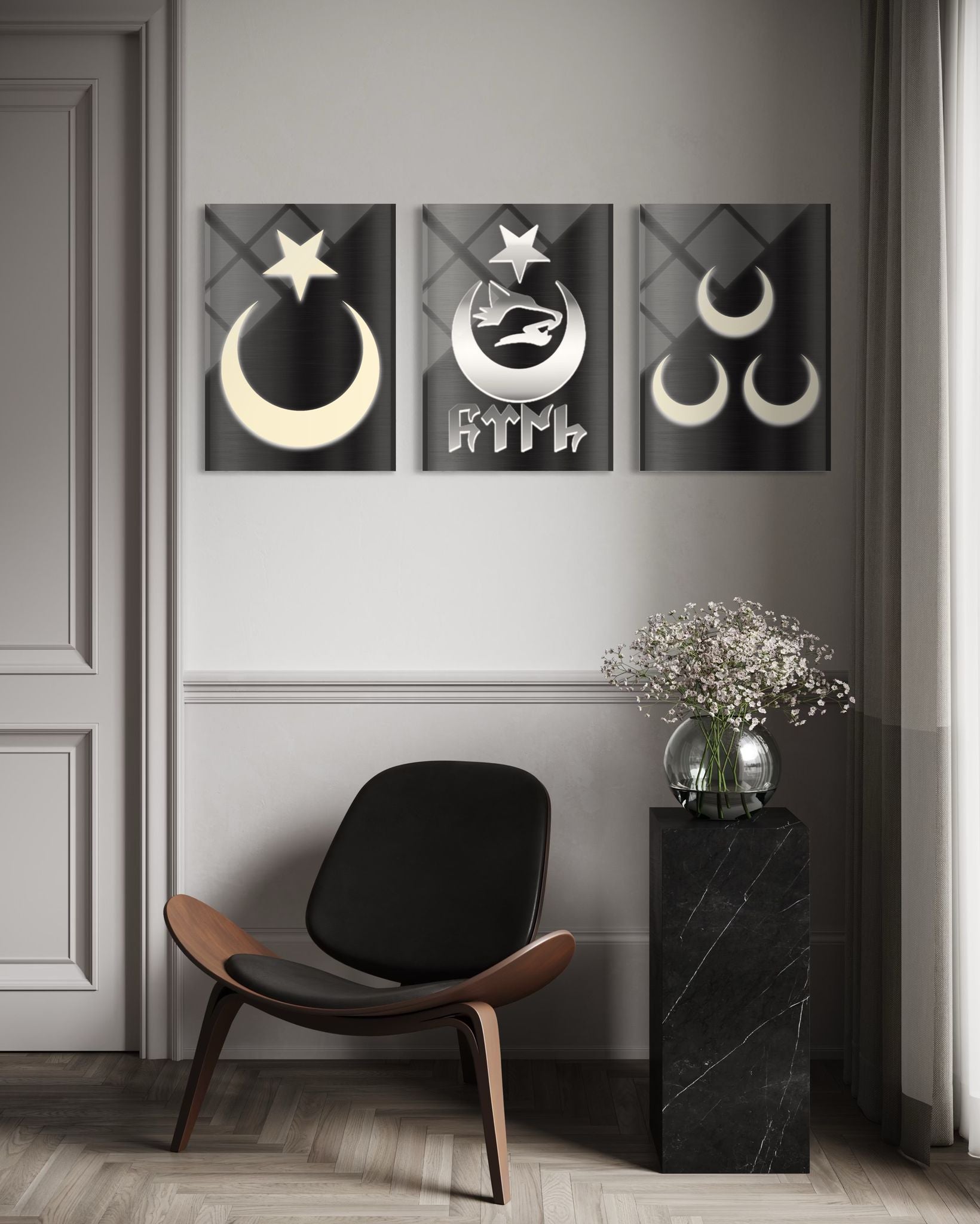 3'lü Dekoratif Tablo