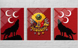 3'lü Dekoratif Tablo