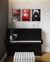 3'lü Dekoratif Tablo