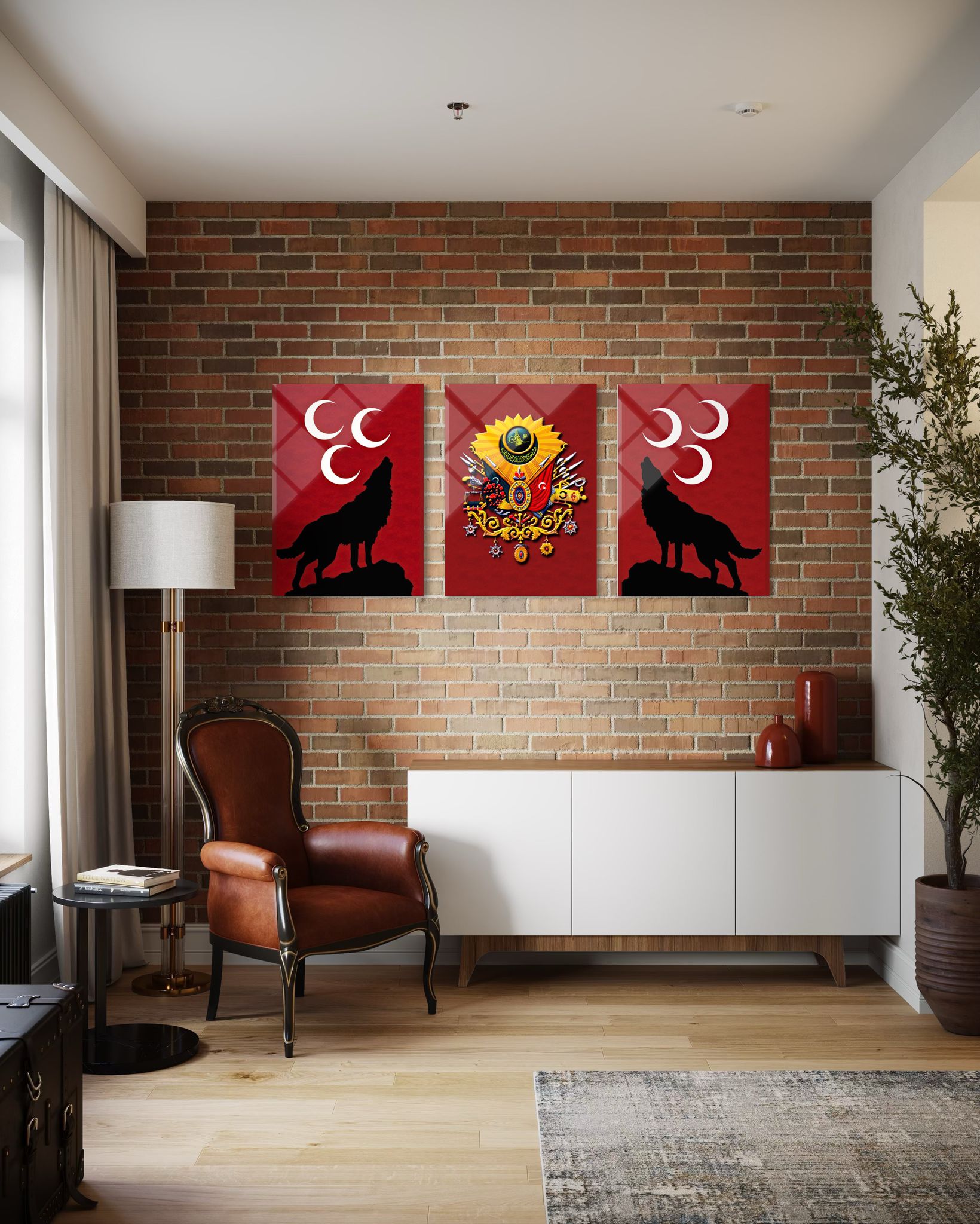 3'lü Dekoratif Tablo