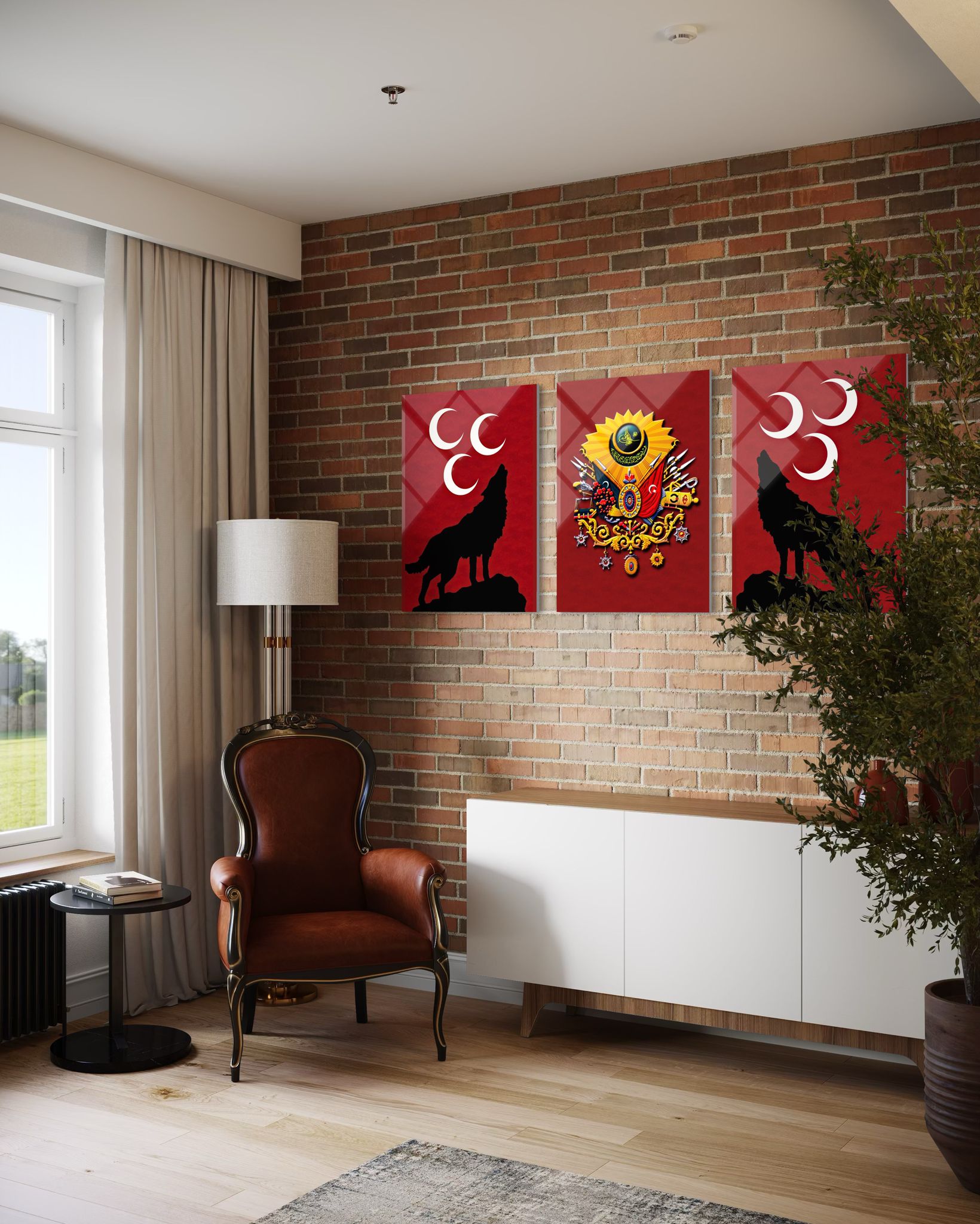 3'lü Dekoratif Tablo