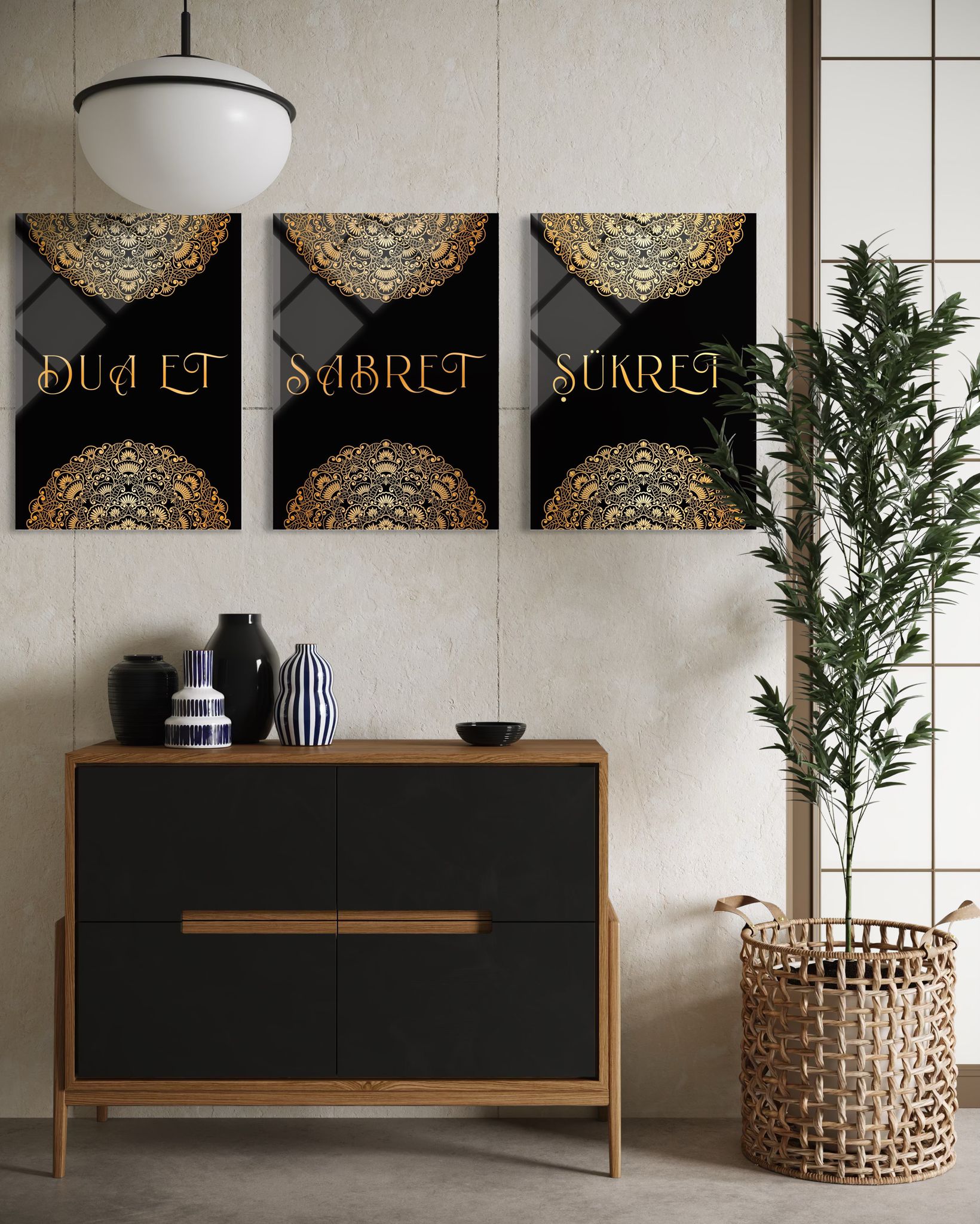 3'lü Dekoratif Tablo