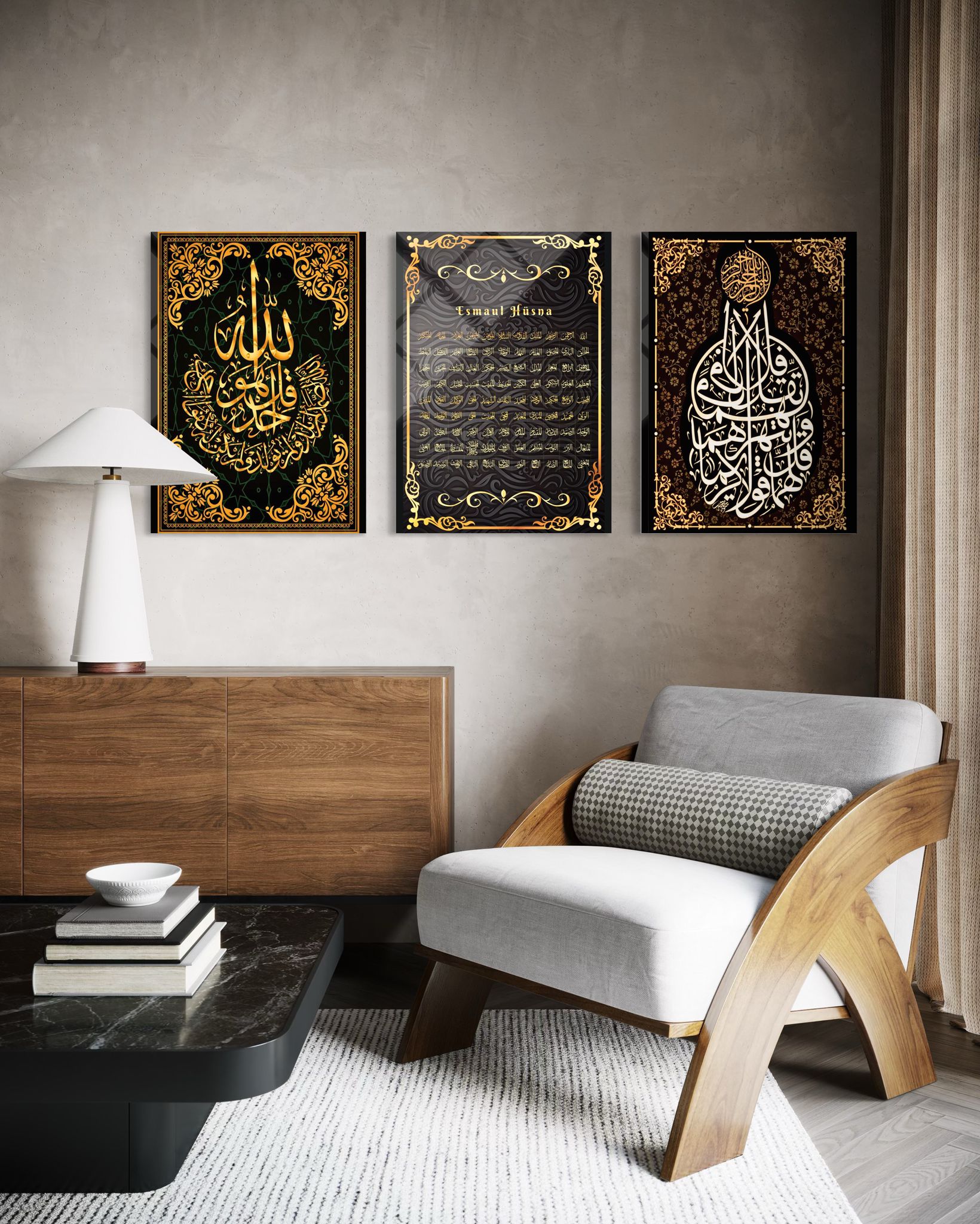 3'lü Dekoratif Tablo