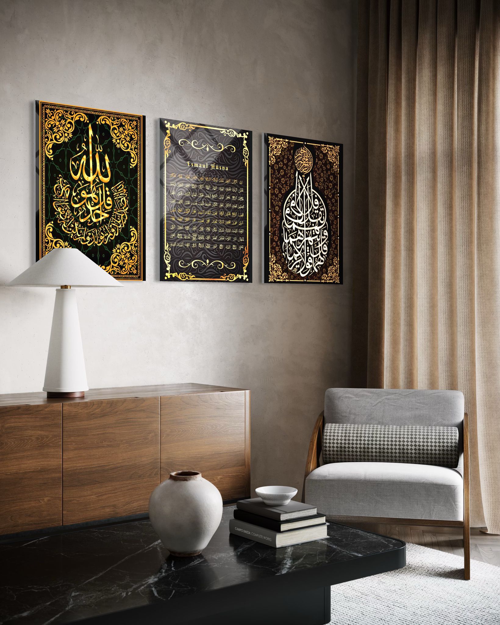 3'lü Dekoratif Tablo