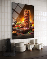 YİYECEK ve İÇECEK CAM TABLO 122