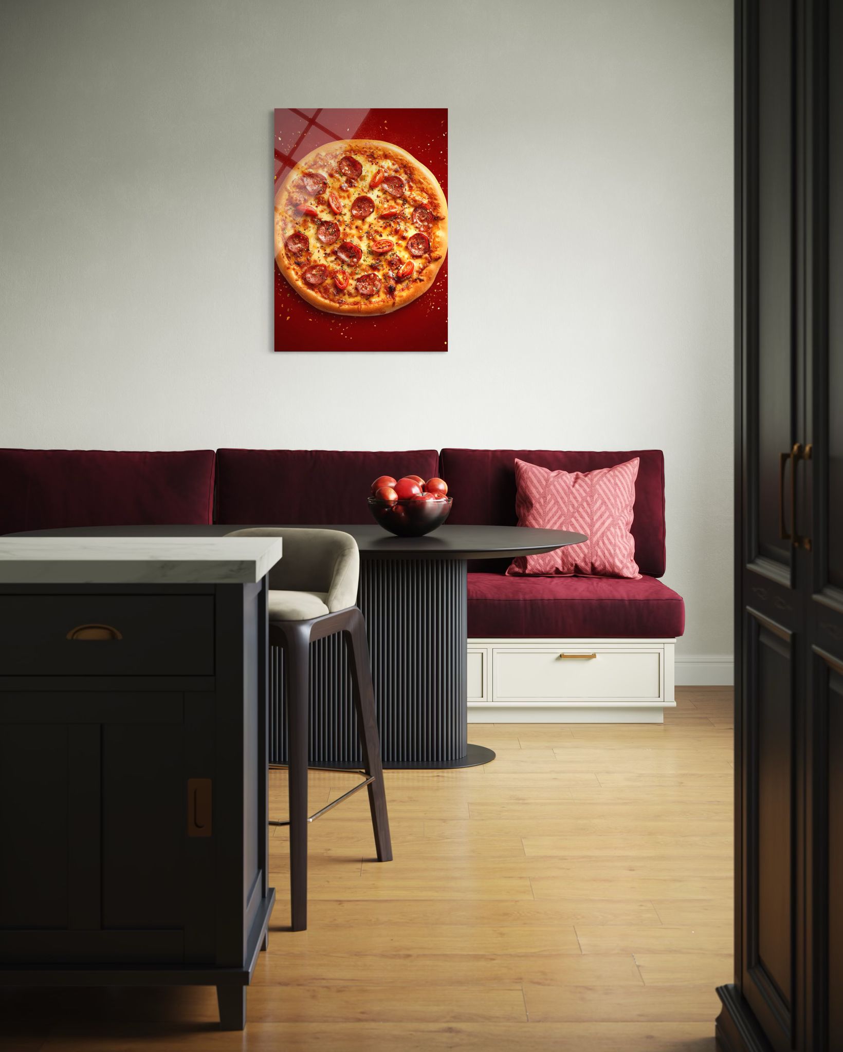 YİYECEK ve İÇECEK CAM TABLO 110