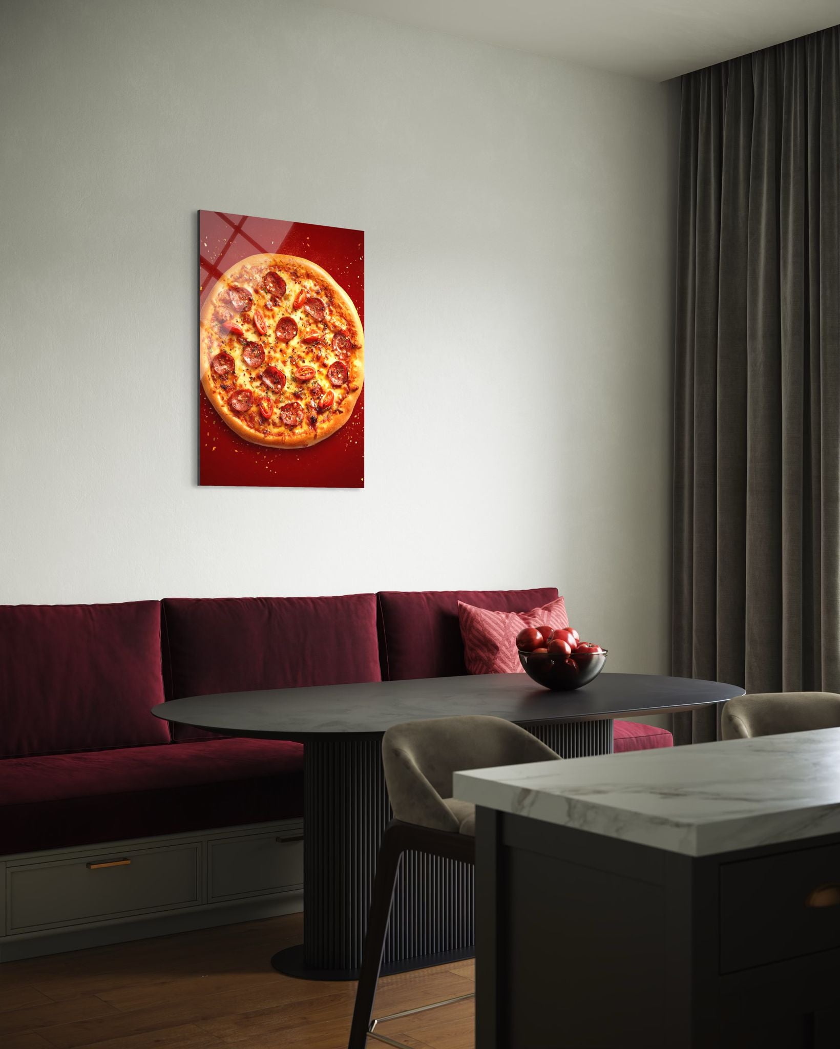 YİYECEK ve İÇECEK CAM TABLO 110