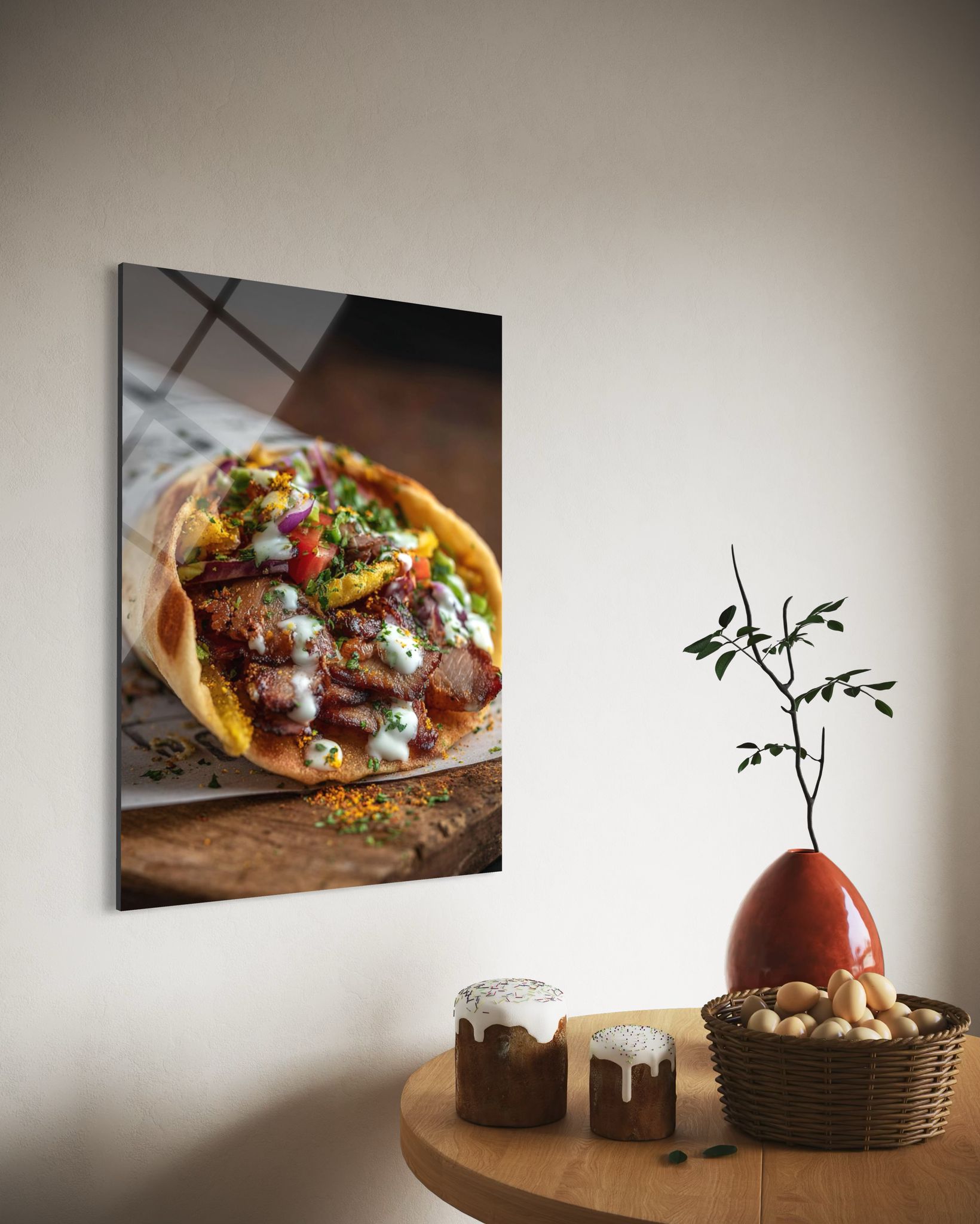 YİYECEK ve İÇECEK CAM TABLO 104