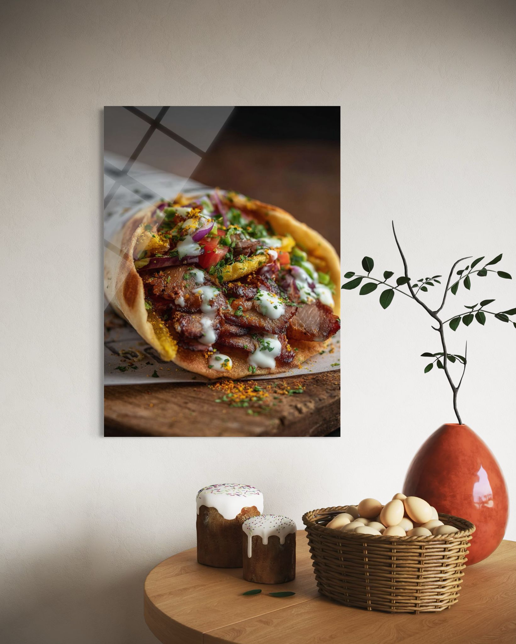 YİYECEK ve İÇECEK CAM TABLO 104