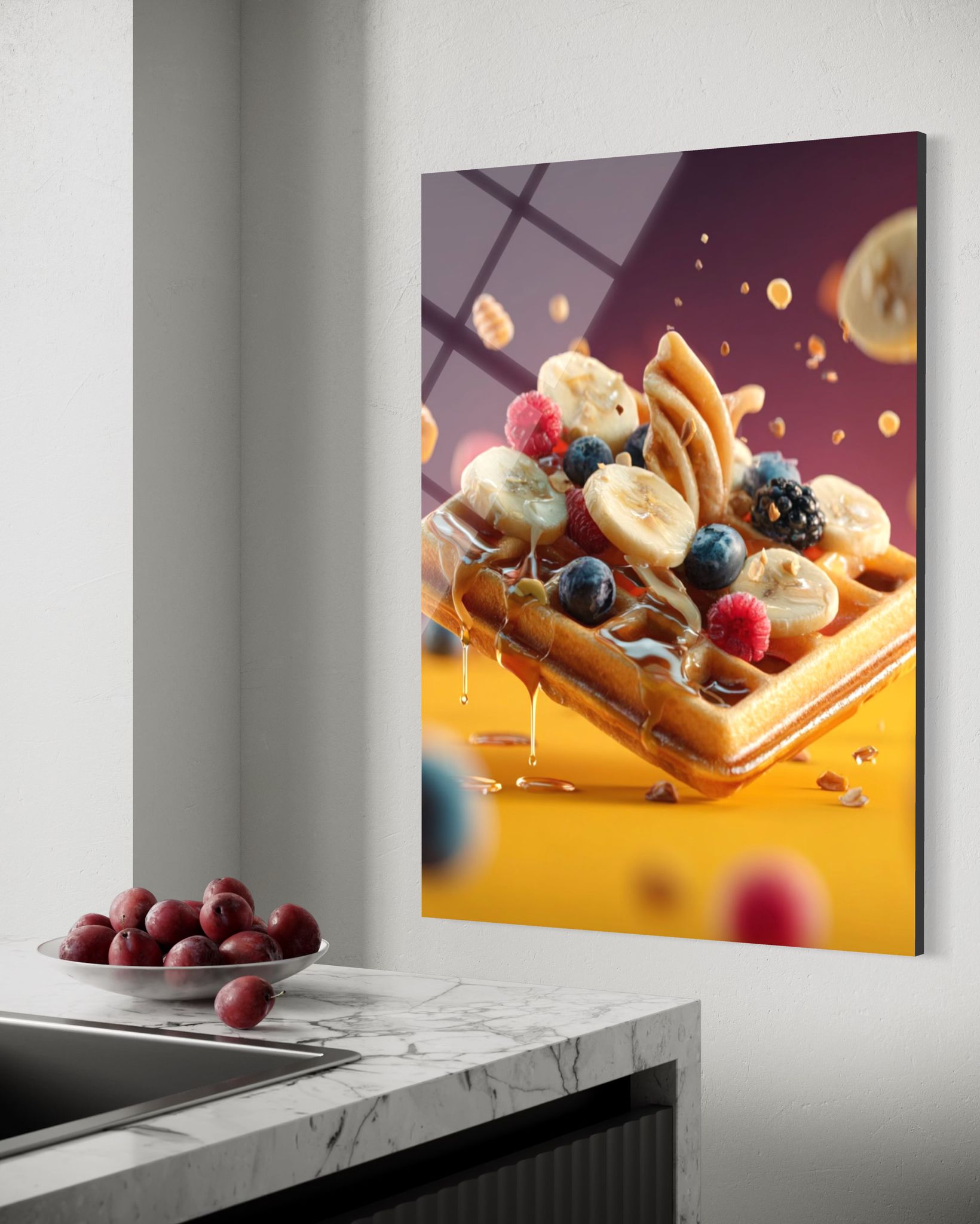 YİYECEK ve İÇECEK CAM TABLO 100