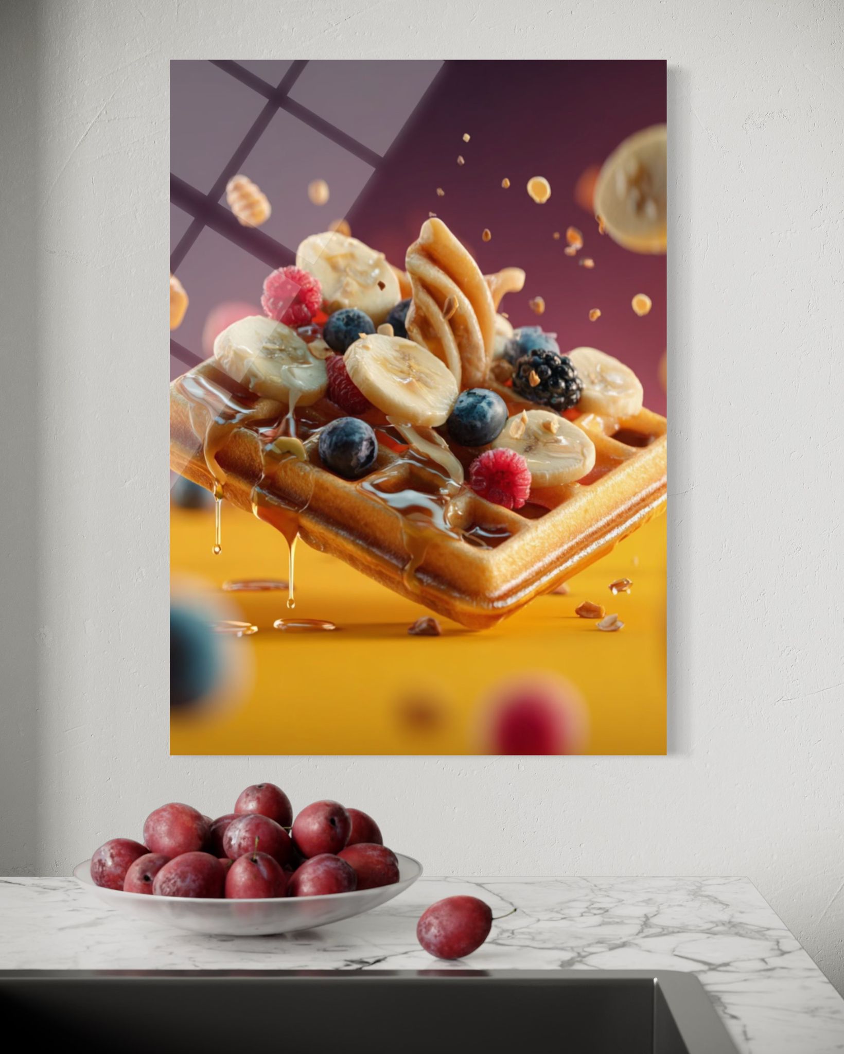 YİYECEK ve İÇECEK CAM TABLO 100