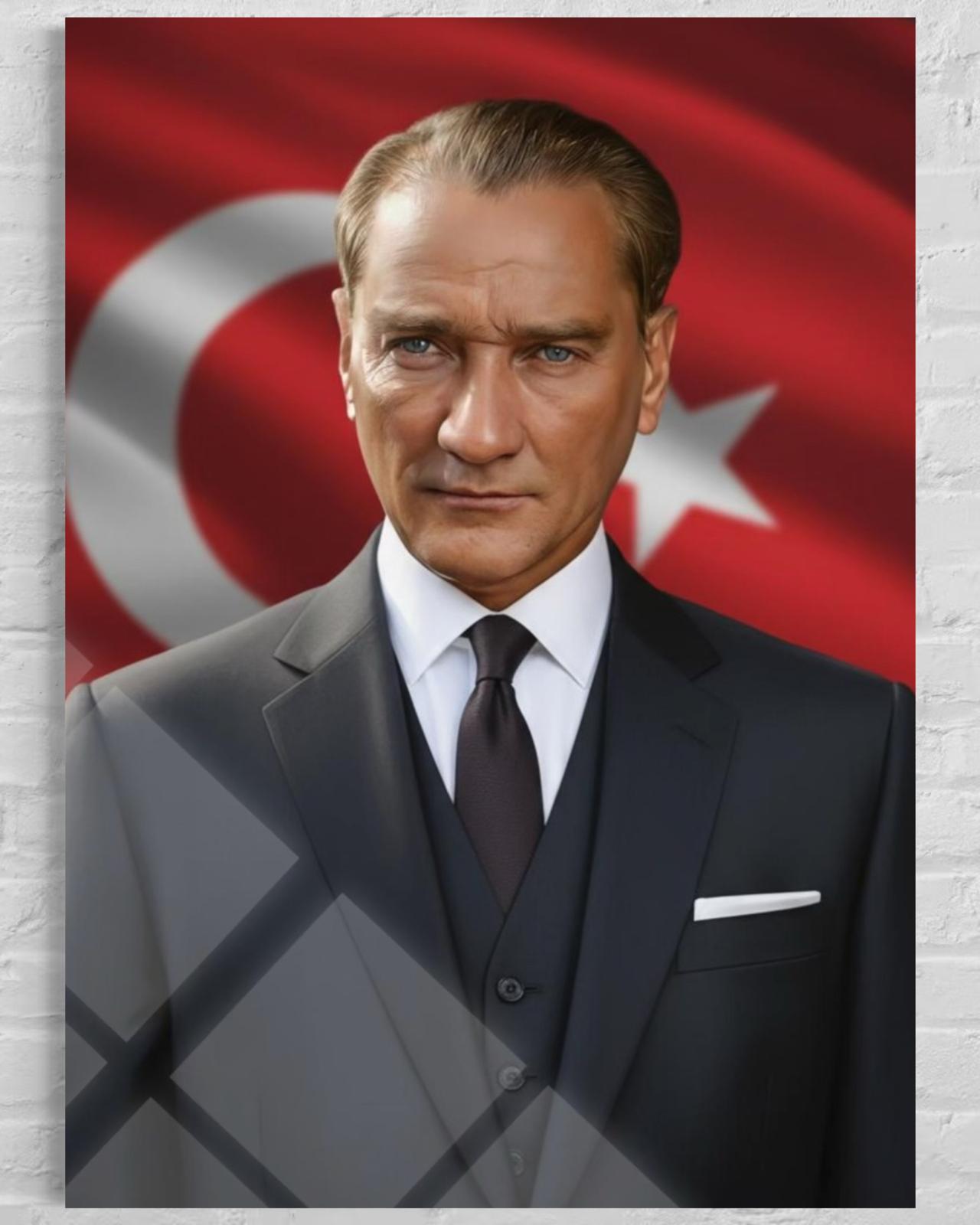 Atatürk Cam Tablo 185