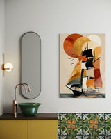 Modern Sanat Cam Tablo 406