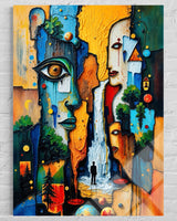 Modern Sanat Cam Tablo 404