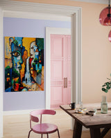 Modern Sanat Cam Tablo 404