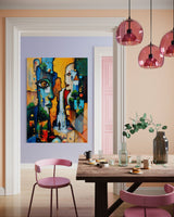 Modern Sanat Cam Tablo 404