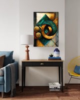 Modern Sanat Cam Tablo 403