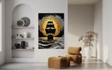 Modern Sanat Cam Tablo 407