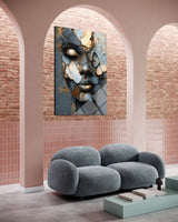 Modern Sanat Cam Tablo 414