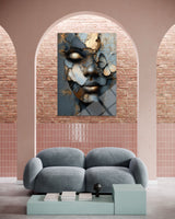 Modern Sanat Cam Tablo 414