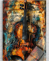 Modern Sanat Cam Tablo 412