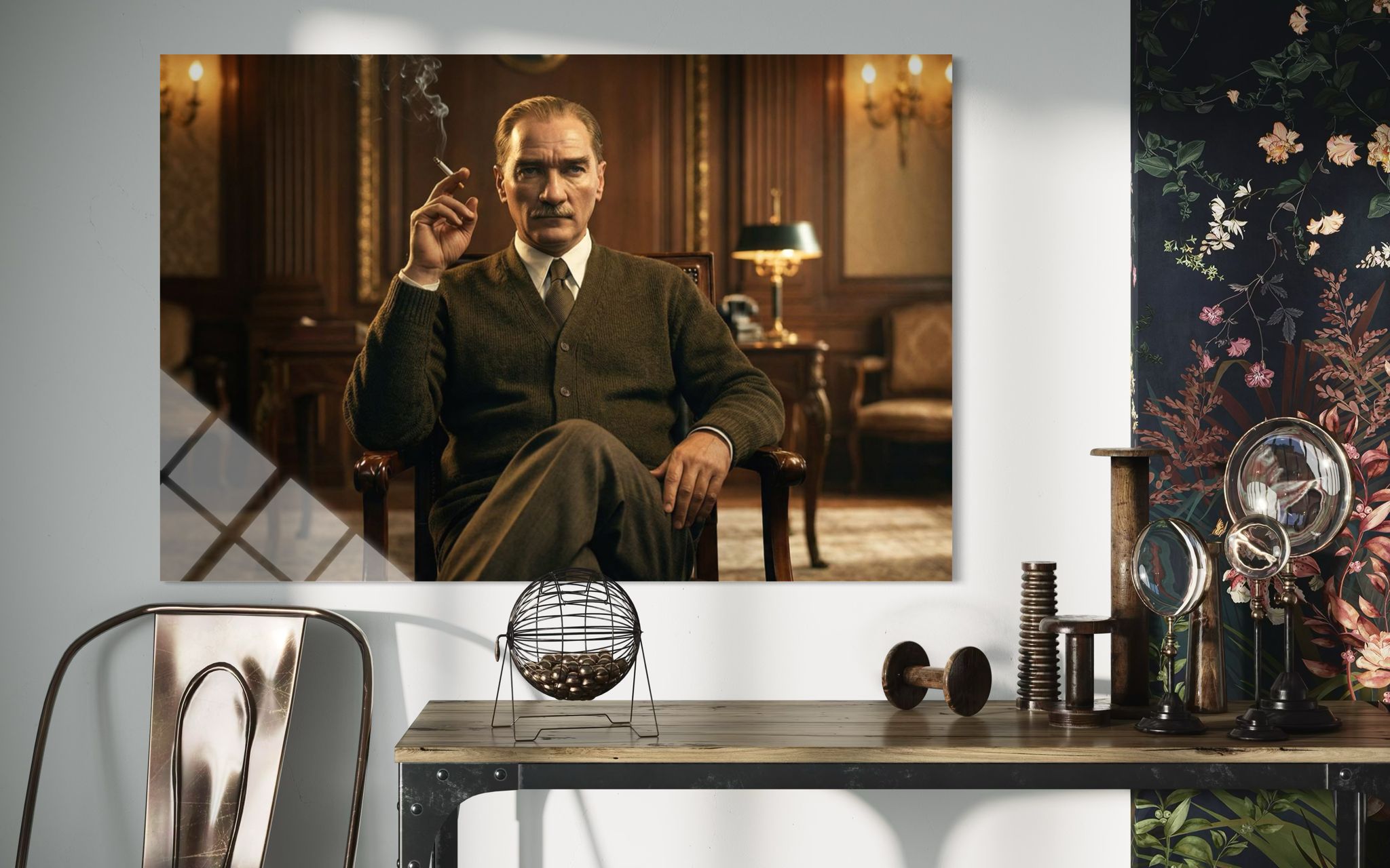 Atatürk Cam Tablo 191